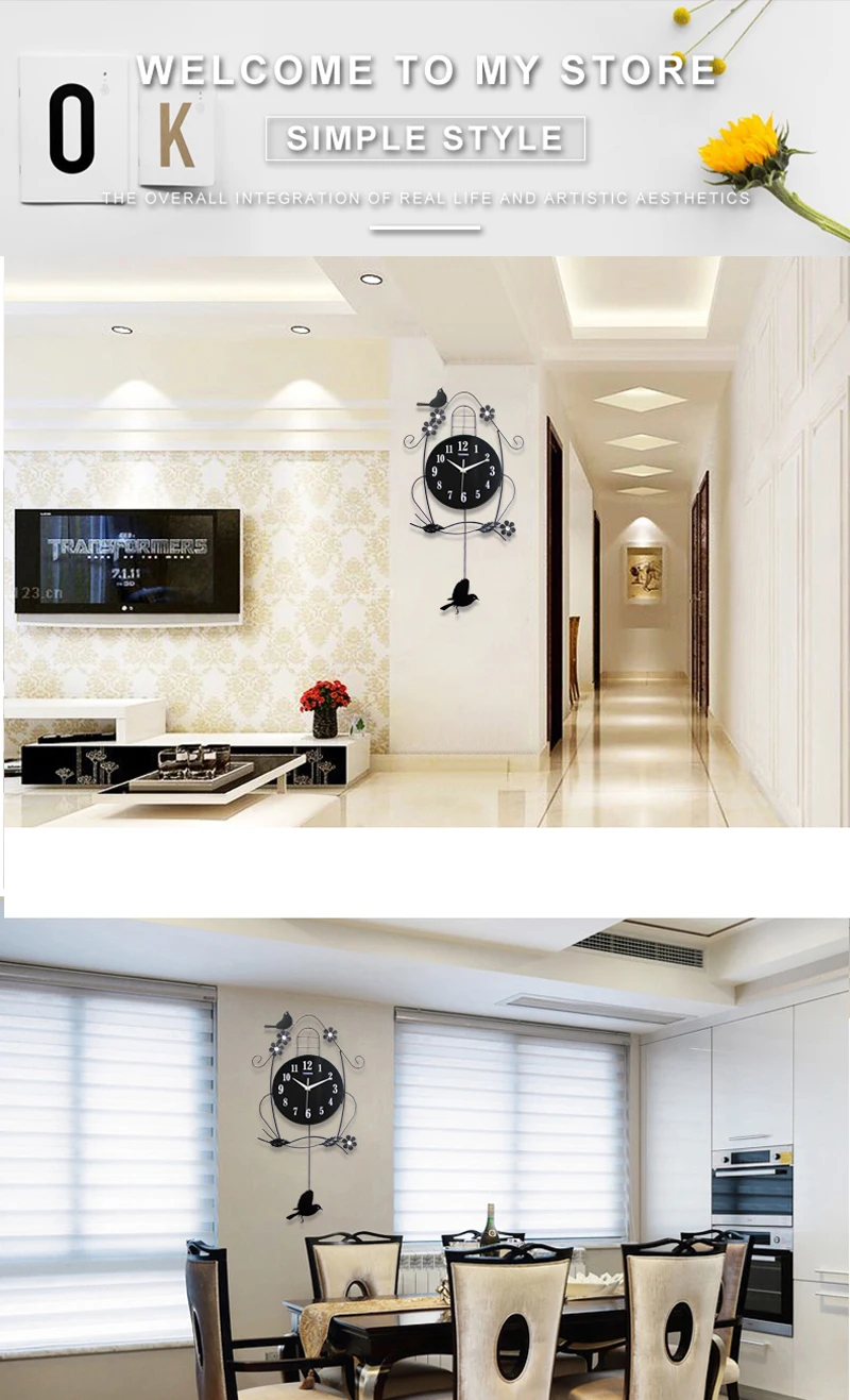 led clock wall clock kids modern wall clock (1)