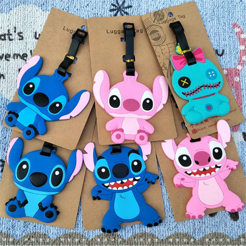 2018 Fashion Stitch Suitcase Luggage Tag Travel Accessories Cute Cartoon ID Address Holder Baggage Label Silica Gel Identify