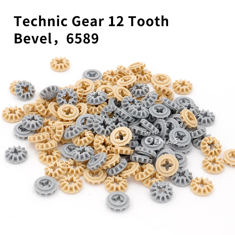 

Moc particles 6589 Technic Gear 12 Tooth Bevel fit legoed DIY construction building blocks bricks 300pcs/set Assembles Parts