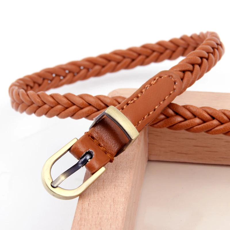 Woven Rope Tie Braided belts for women Ladies Belts For Dresses high