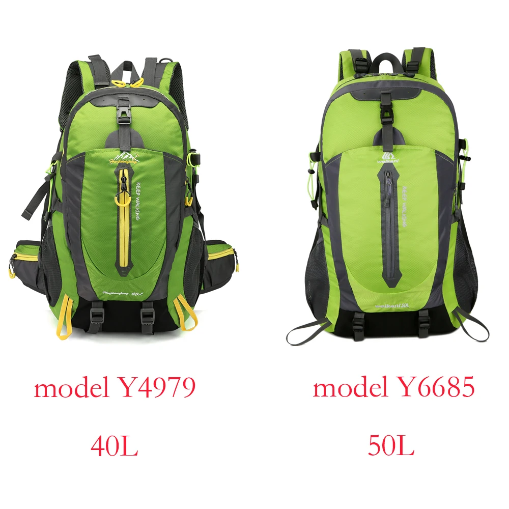 Best 40L/50L Cycling Backpack Waterproof Tearproof Breathable 5 Colors Camp Hike Laptop Daypack Trekking Climb Back Bag For Men Women 1