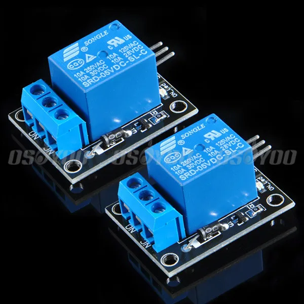 

2pcs/lot 1 Channel Isolated 5V Relay Module Coupling For Arduino PIC AVR DSP ARM Free Shipping & Drop Shipping