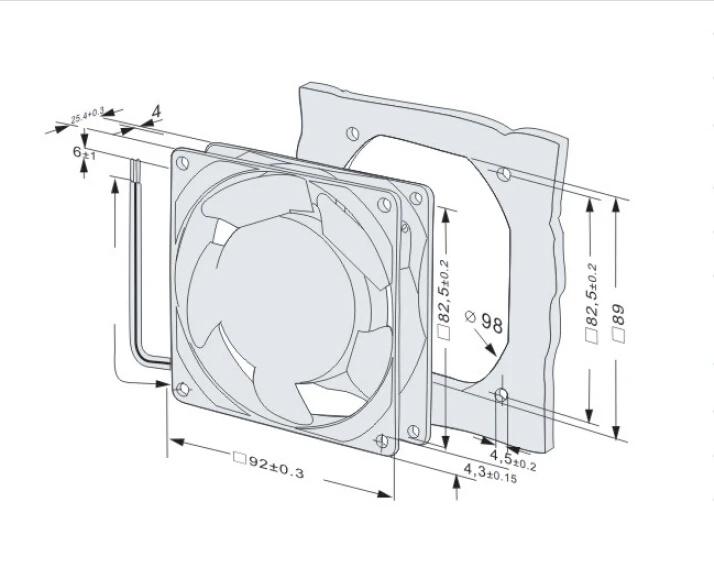 2pcs/lot Cheaper Sell Sleeve Bearing type 220VAC Axial Cooling Fan 9cm series Small Fans use for electric cabinet XF0922ASH