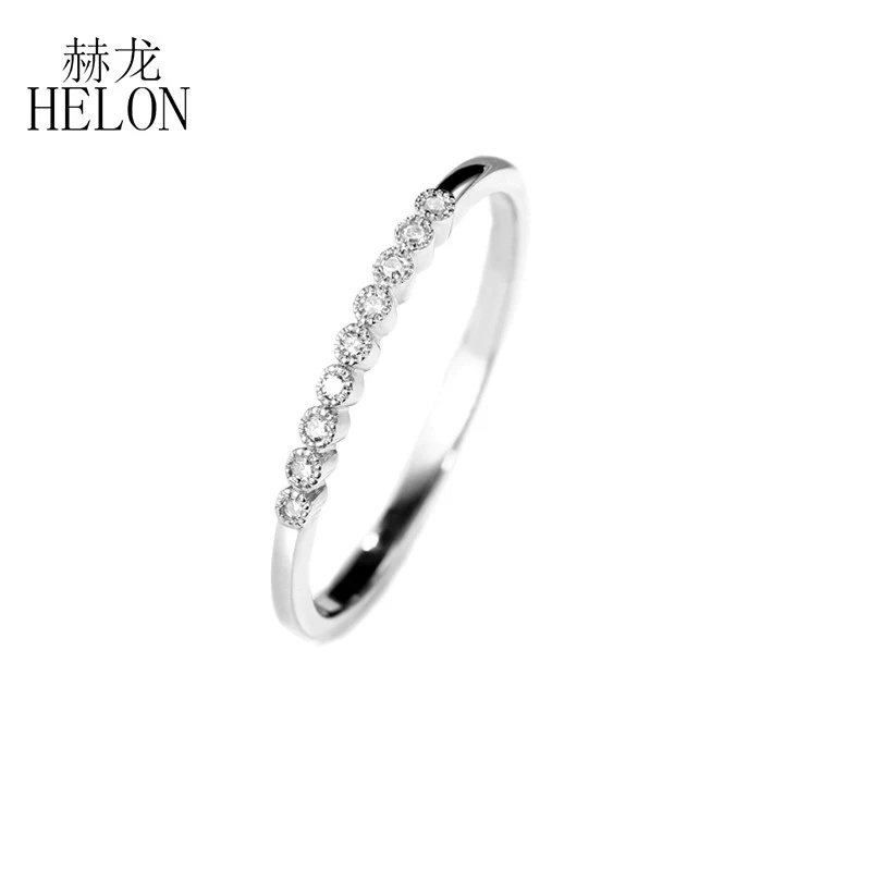Женское кольцо heton Moissanite серебряное с алмазом из стерлингового серебра 925 пробы