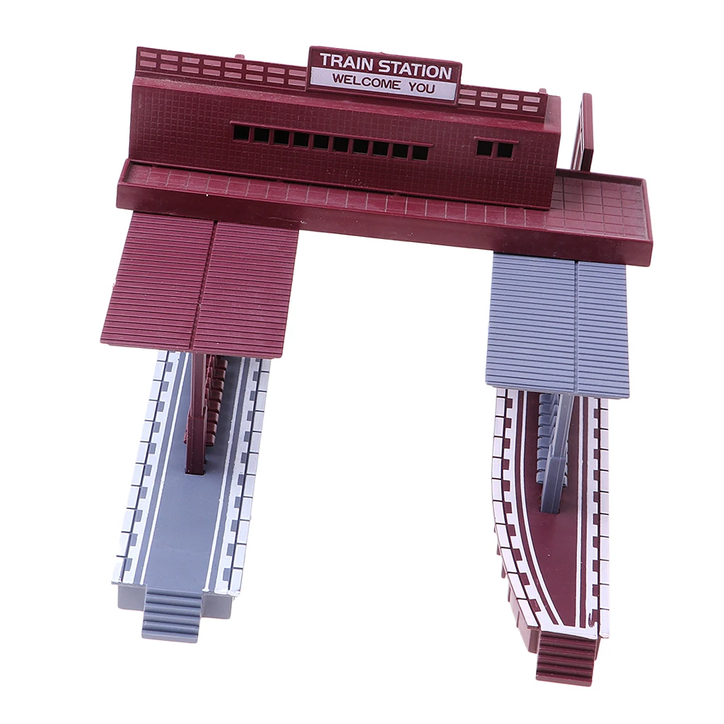 1/87 Scale Train Station Platform Model Kit for Sand Table Layout Accessory | Игрушки и хобби