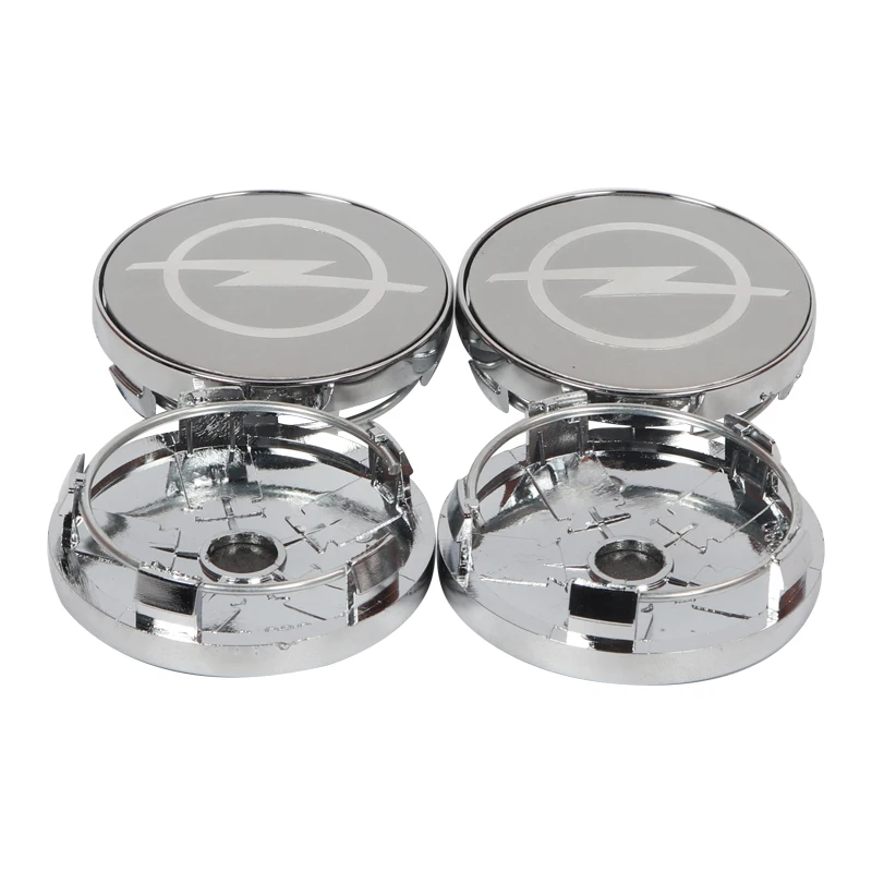 

4X 60mm Car Styling Accessories Emblem Wheel Hub Caps Center Cover For Opel Astra Mokka Insignia Zafira Corsa Tigra