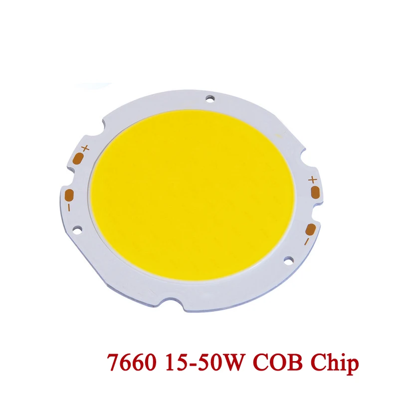 

Round 7660 LED COB Light Source High Power Lumen Module 20W 30W COB Warn Nature White For Downlight