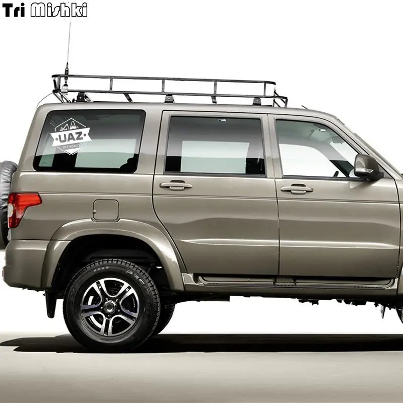 Tri Mishki HZX135 15*16.7см 1-4шт наклейки на авто for uaz hunter 4x4 off road уаз хантер стикеры наклейки на автомобиль наклейка на авто