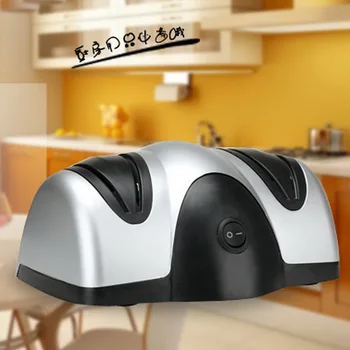 

1Pcs Electric Knife Sharpener Multifunction Fast Grindstone Electric 2 Stage Kitchen Knife Sharpener Knives Scissors