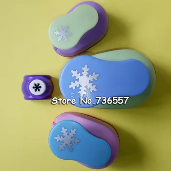 

4pcs Snowflake Crafts and Scrapbooking Tool Paper Punch For Photo Gallery decoration DIY Gift Card Punches Embossing device