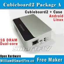 Cubieboard2 посылка A = cubieboard2+ чехол A20 1G DDR3 двухъядерный Cortex-A7