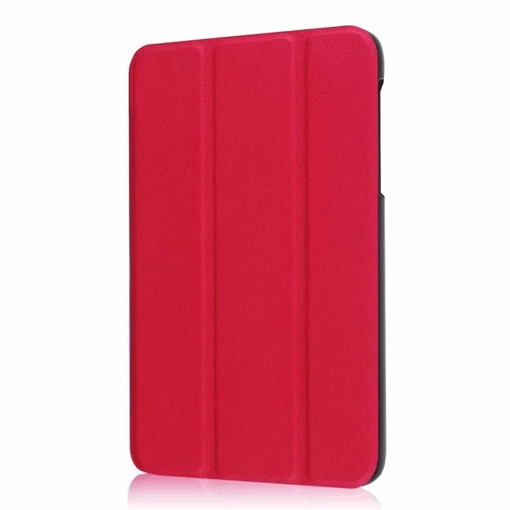 Для samsung Galaxy Tab A A6 7,0 T280 T285 SM-T280 SM-T285 Магнитный чехол-книжка с подставкой смарт-чехол из полиуретановой кожи чехол+ стилус - Цвет: Красный
