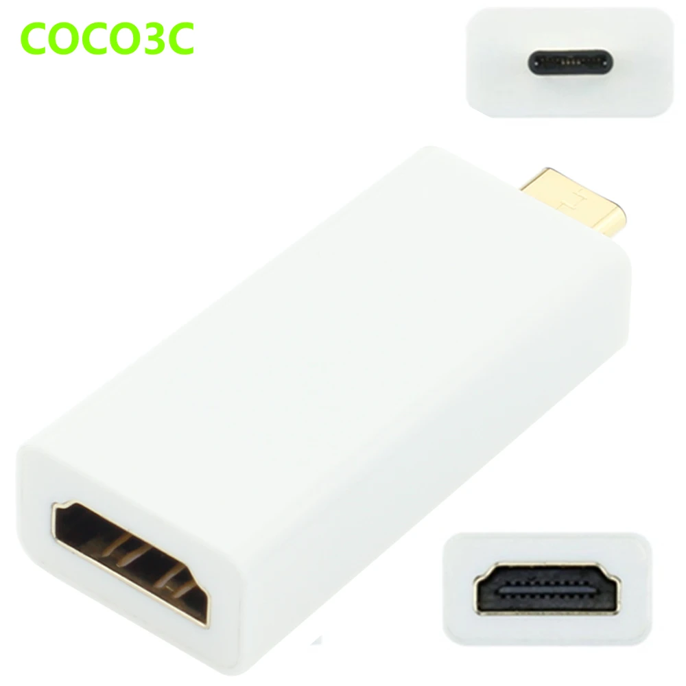  USB 3.1 10Gb/s Type C Male to HDMI Female Port 1080P AV Digital adapter for New Macbook LeTV OTG Ch