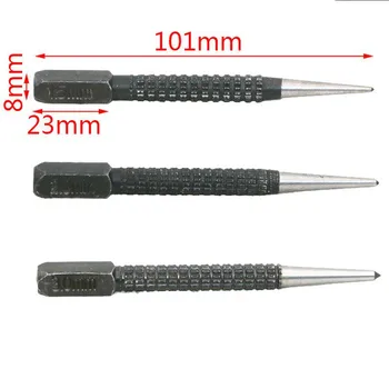 

3pcs Non-slip Center Punch Location Drill Bit Set Metal Wood DIY Marking Positioning Tool Marker Drilling Punching Tools