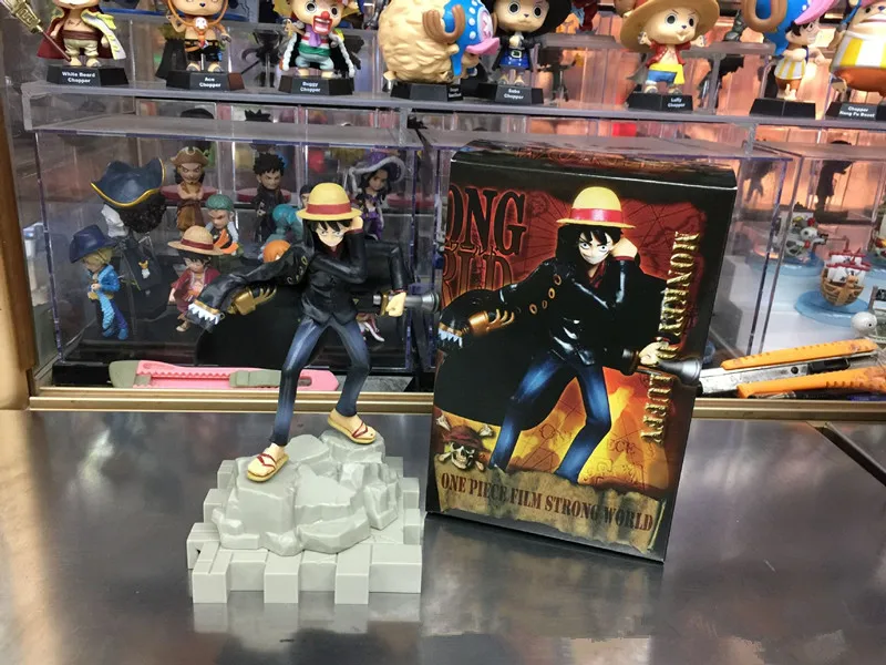 9 шт./компл. аниме экшн фигурки One Piece Luffy Zoro Sanji Nami FRANKY Robin фильм Strong World версия модели