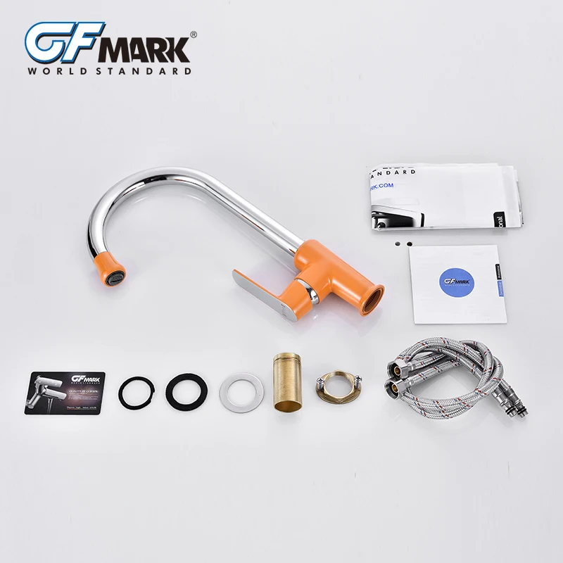 GFmark современный кухонный кран цветная аэрозольная краска Torneira краны