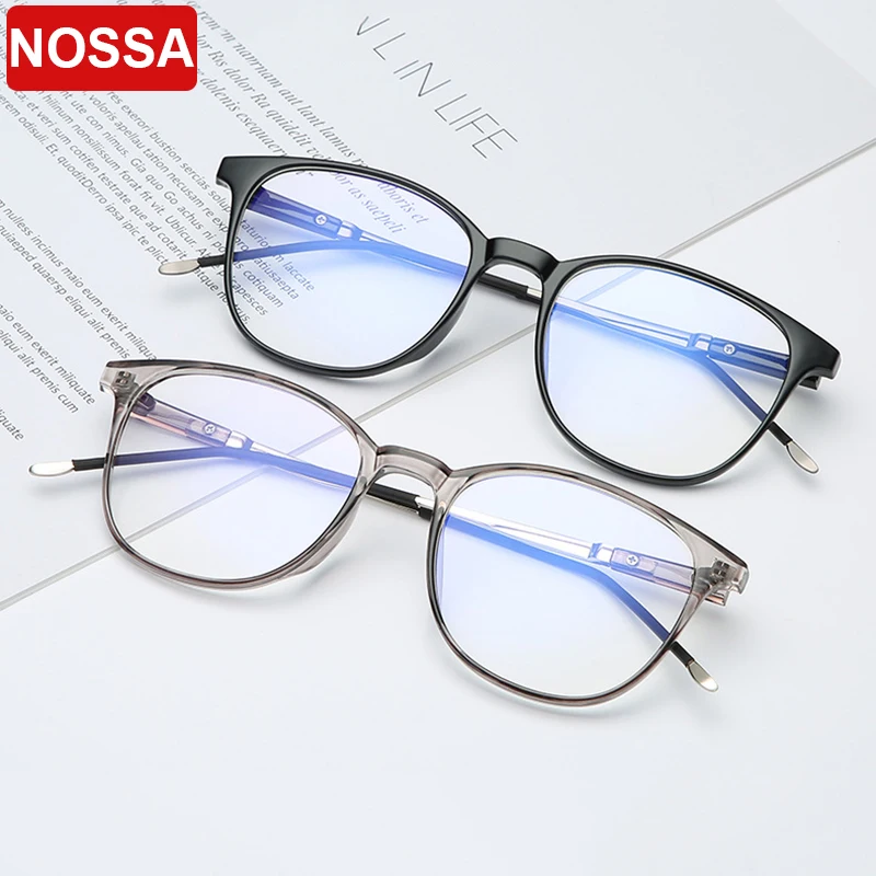 

Korean version of the new TR90 glasses frame Retro round retro glasses frame Men and women decorative versatile flat mirror.