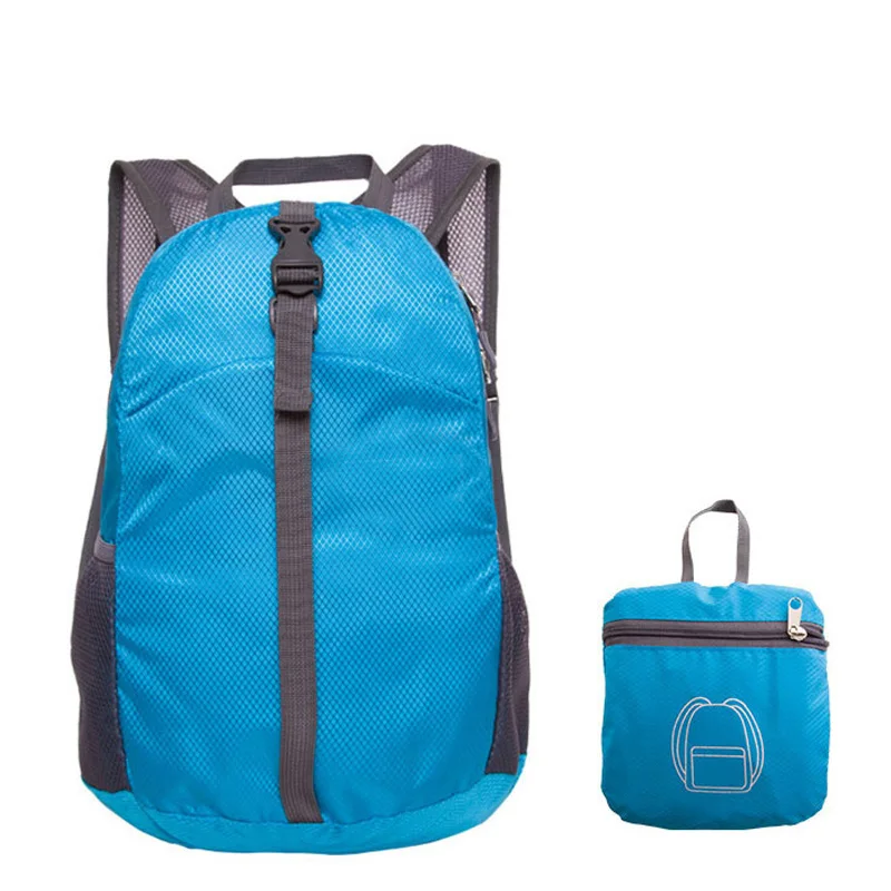 

Men Travel Backpack Fold Nylon Women Functional Backpack Waterproof Portable Large Capacity Ultra-Light Trekking Backpack FB0082