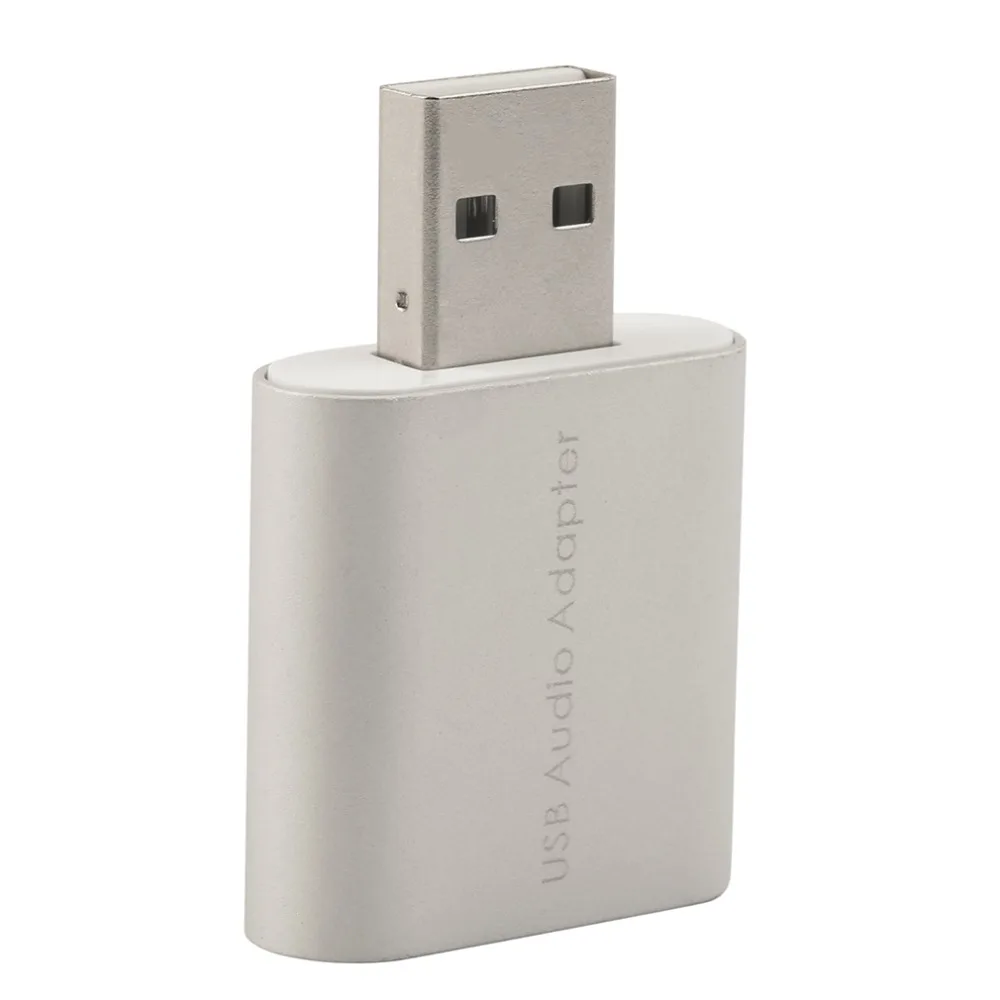 

In Stock! External USB 2.0 7.1 CH Virtual Audio Sound Card Adapter Converter Notebook New Arrival