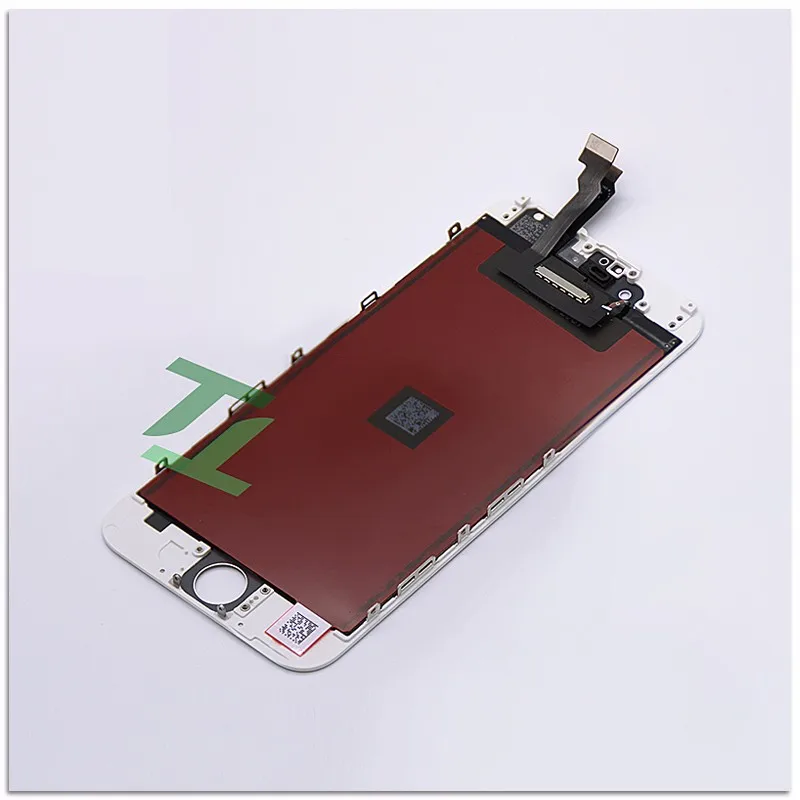 100 шт/партия 4," белый и черный iPhone 6 lcd для iPhone 6 запасной экран lcd без битых пикселей дисплей с сенсорным дигитайзером в сборе