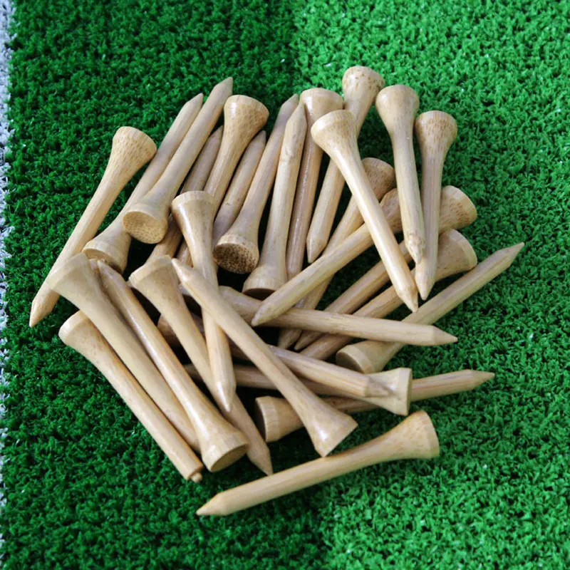 2016 New Hot Sale bamboo golf tee 54mm 100Pcs/pack Golf Tees,Free Shipping
