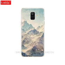 Capa de Silicone Para Samsung Galaxy A6 2018 caso SM A600 A600F Macio Tpu Capa Para Samsung A6 Plus 2018 tampa a605 A605F shell funda