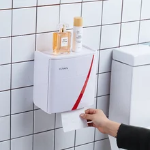 Простой и творческий туалетный лоток удар Туалетная рулонная бумага пробки ванная комната водонепроницаемый бумажное полотенце держатель, коробка для салфеток