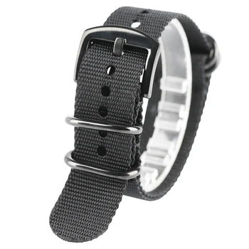 

High Quality Men Women Nylon Watchbands Sports Military 20/22/24mm Watch Strap For Wrist Watch Replace + 2 Spring Bars