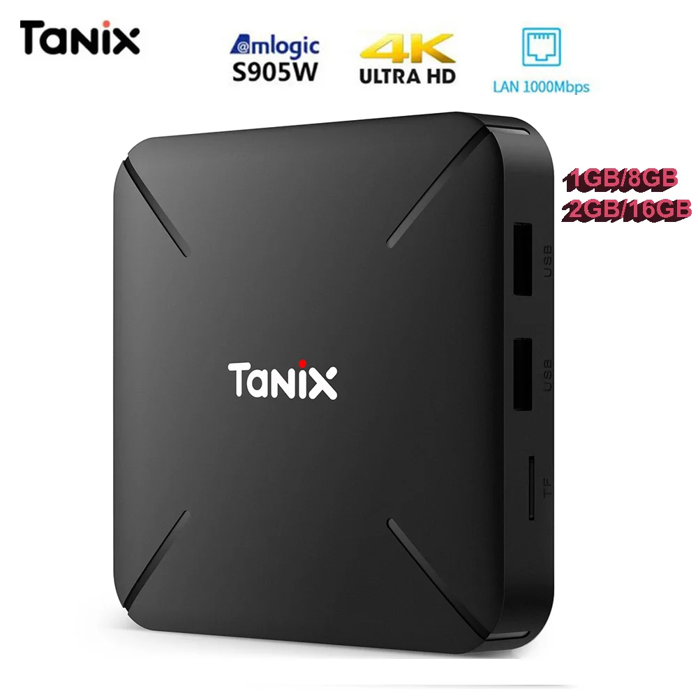 Tanix TX3 Mini L TV Box 8GB//16GB Android 7.1 2.4G WiFi 100Mbps LAN HD 4K H.265