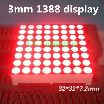 

10pcs Dual dot 8x8 digital tube 3mm LED Dot Matrix Display 32*32MM red Common Cathode LED display