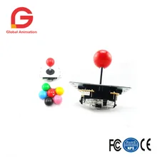 2 PCS Copy Sanwa Joystick With Micro Switch For Game Machine High Quality Multi Color Red Pink Yellow Green Blue White Black