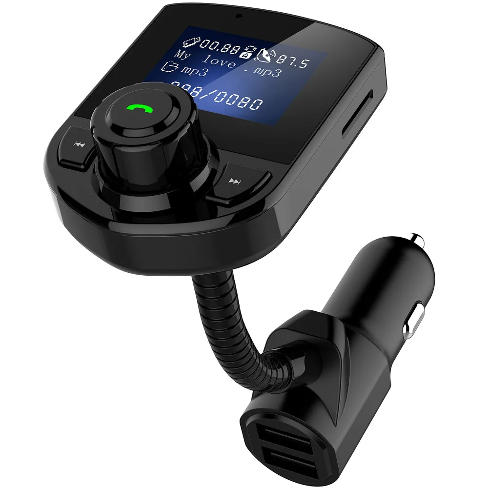 Car styling Charger Wireless In Car BT FM Transmitter Dual USB Car