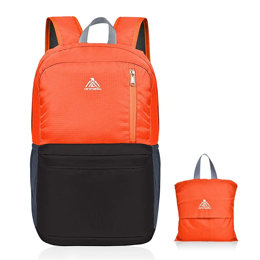 Trekking Super Da Di Esterno Pacchetto Zaino orange Color Borsa Brown Arrampicata Color Acqua blue Campeggio Leggero Black Borse Pieghevole Viaggio Resistente Zainetto Sacchetto Pesca Del 20l 0adqtfx0