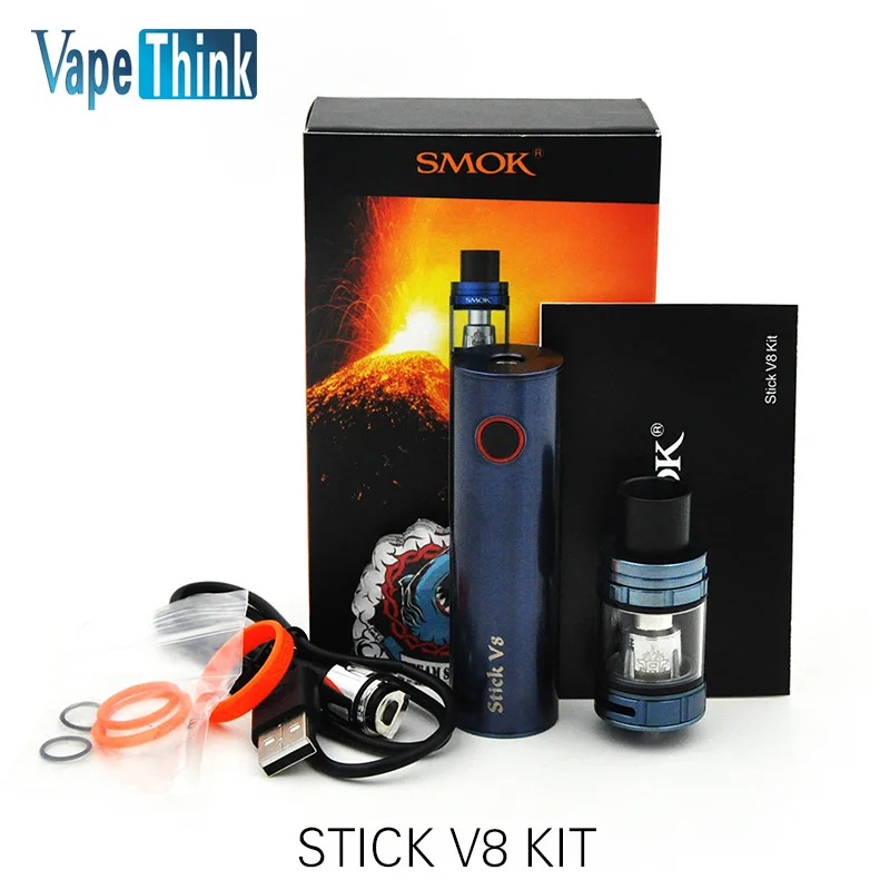 100% Оригинальные smok stick V8 Starter Kit с TFV8 большой ребенок 3000 мАч 0.3ohm маленьких M2