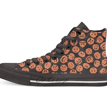 Pumpkins Повседневная Высокая холщовая Обувь Кеды легкие ботинки для ходьбы