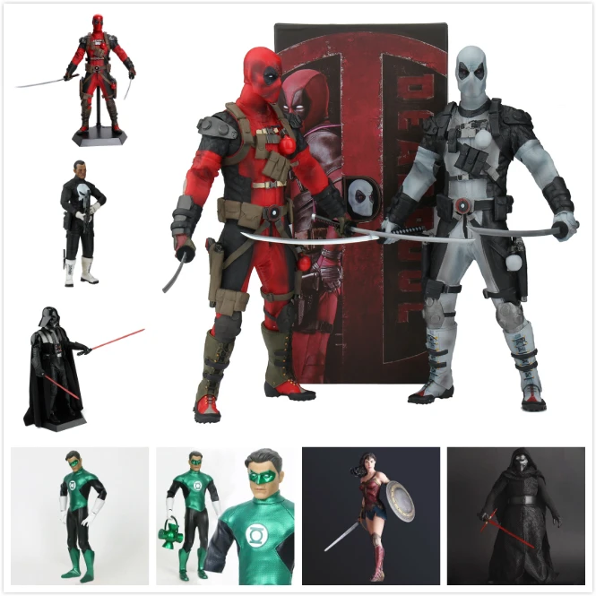 

12" Deadpool Star Wars Knights of Ren Darth Vader Punisher DC Marvel Superhero PVC Action Figure Collectible Model original box