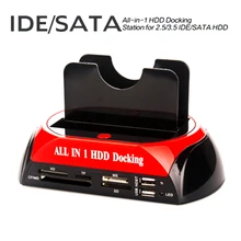 multi functional hard disk base FOR IDE SATA 3.5 2.5 IDE+SATA SD TF card reader HUB dual use base
