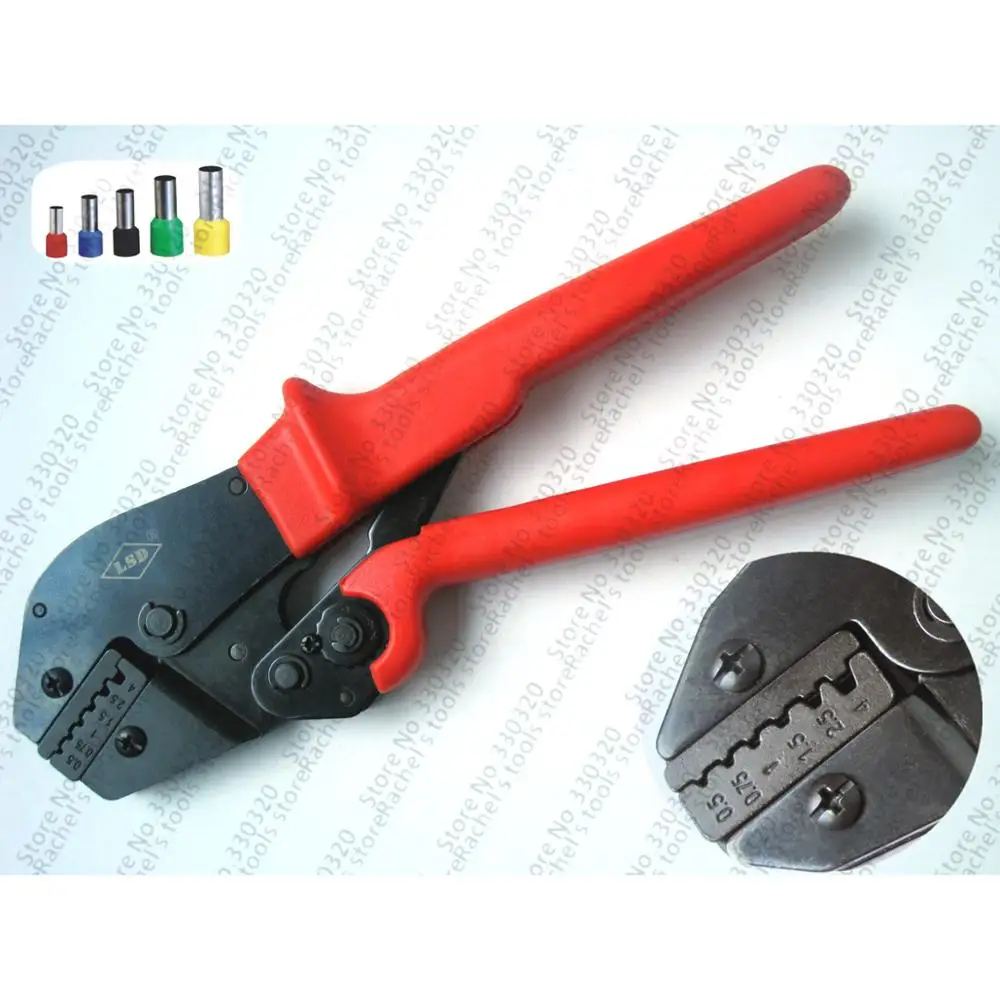 Wire end sleeves crimping plier AP 04WFL crimping range 0.5 4mm2in