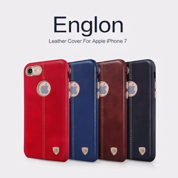 

Original Nillkin Englon Series Cell Phone Leather Back Cover Cases for iPhone 7 4.7 inch Luxury Leather Cover Case