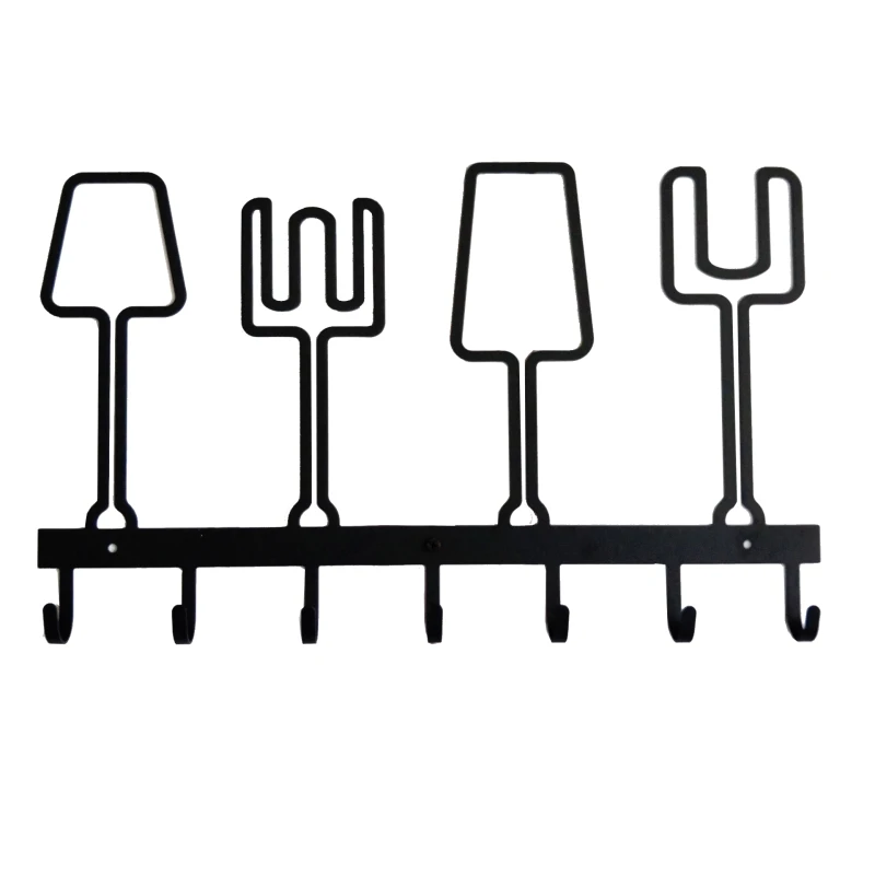  Nordic Kitchen Hooks Iron Wall Racks Wall Hanging Porch Hooks Creative Coat Hooks - 33001919605