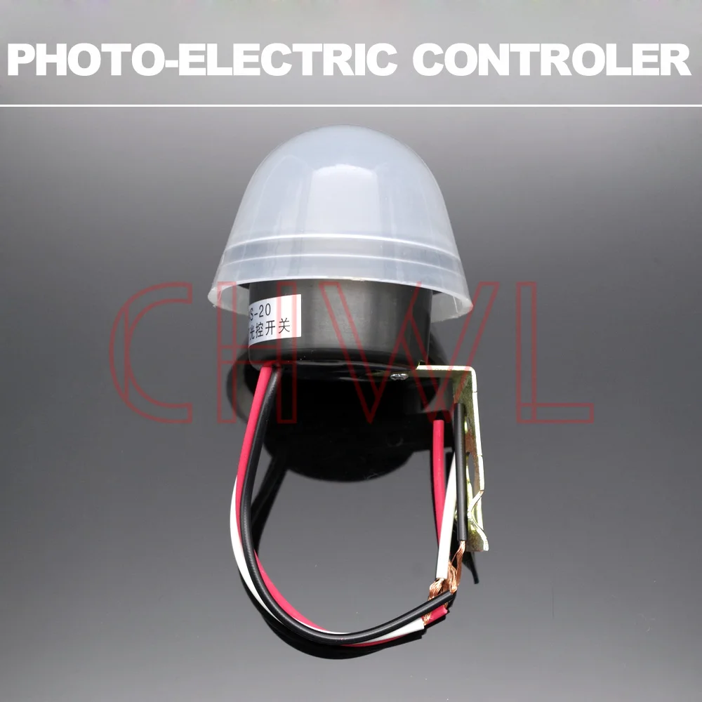 

2Pcs/lot AC220V 10A AUTOMATC DAY-LIGHT SWITCH PHOTO-ELECTRIC STREET LIGHTING CONTROL Photoswitch Sensor Switch