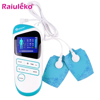 

High Frequency Tens Acupuncture Electric Therapy Massager Meridian Physiotherapy Massager LCD Display 6 Modes 10 Level Loud