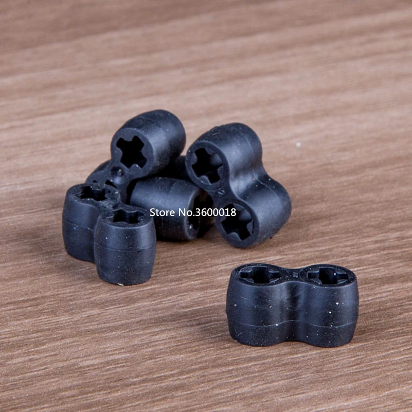 

20pcs/lot Decool Technic parts Axle Connector Double Flexible [Rubber] Compatible legos 45590 MOC DIY blocks bricks parts set