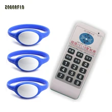 10 шт./лот Универсальный 13,56 МГц RFID Браслет 1 к S50 близость Регулируемый NFC смарт часы тип с одним КОПИРОМ