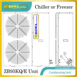 Copland zb95kq/E (13hp) с воздушным охлаждением конденсаторного блока для 80 ~ 300m3 охладитель или морозильной камеры для хранения лекарств