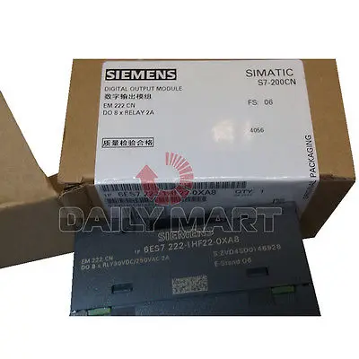 

DHL/EMS 2 LOTS for ORIGINAL 6ES7 222-1HF22-0XA8 (6ES7 222-1HF22-0XA8) Processor/Controller