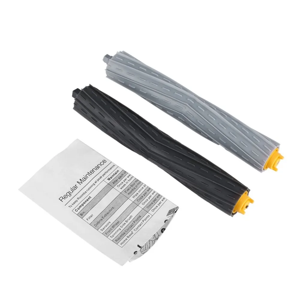 2pcs Tangle-Free Debris Extractor Brush Vacuum Cleaning Robots Replacement Parts for iRobot Roomba 880 870 871 2pcs Tangle-Free Debris Extractor Brush Vacuum Cleaning Robots Replacement Parts for iRobot Roomba 880 870 871
