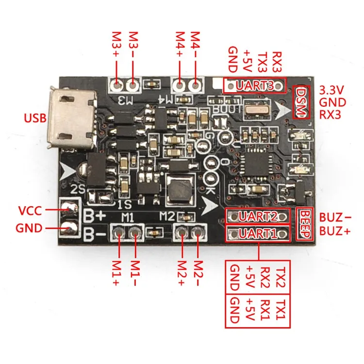 

SP RACING F3 EVO Brush Flight Control Board For 90mm 120mm 125 mm FPV Mini Micro Quadcopters Better than Naze 32
