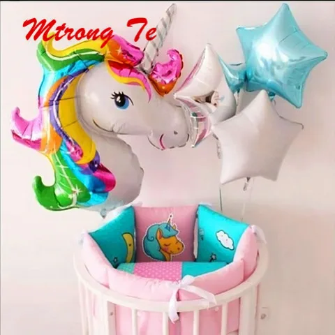 

4pcs/lot 33inch Unicorn Foil Helium Balloons 18inch Star Birthday Party Baby Shower Decoration Kids Toys Supplies Globos Ball
