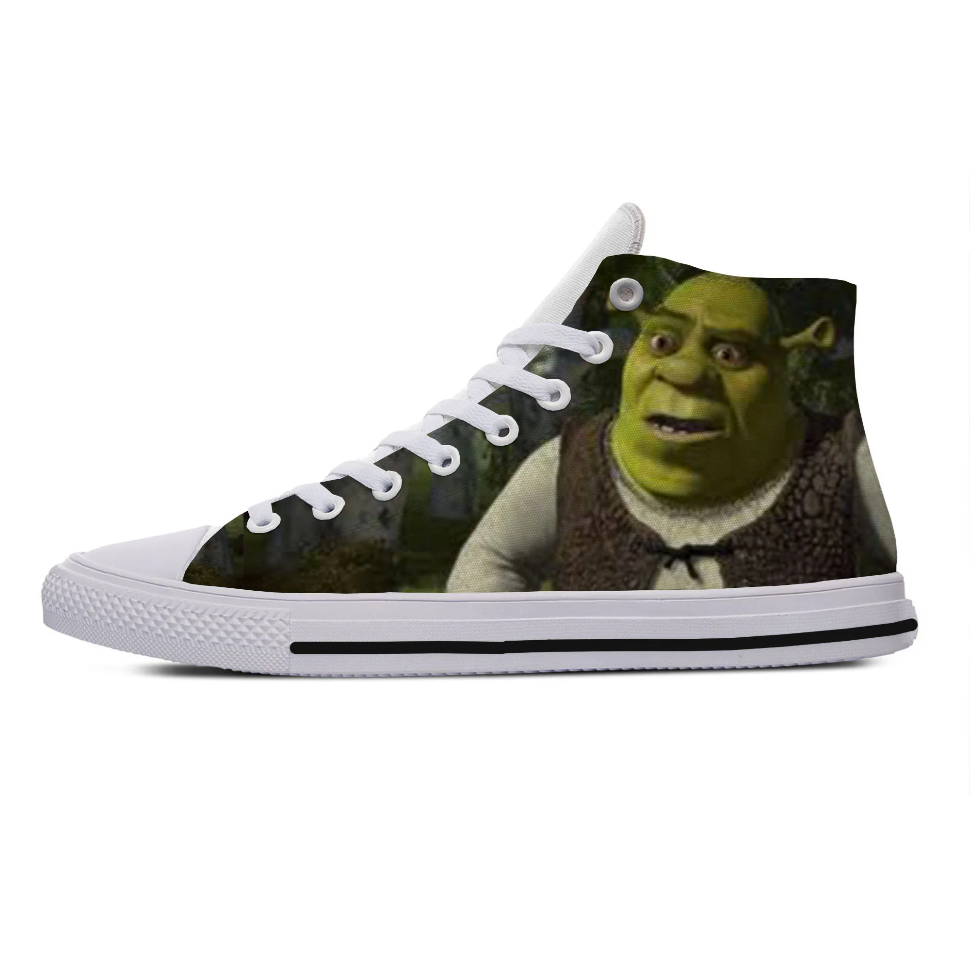 2019 Hot Cool Fashion New Summer Sneakers Handiness Casual Shoes 3D Printed Cartoon Cute Funny Fantasy Movie For Men Women Shrek | Обувь